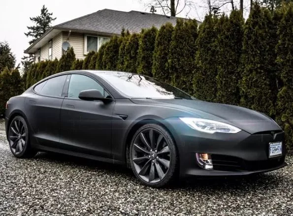 Matte black wrap