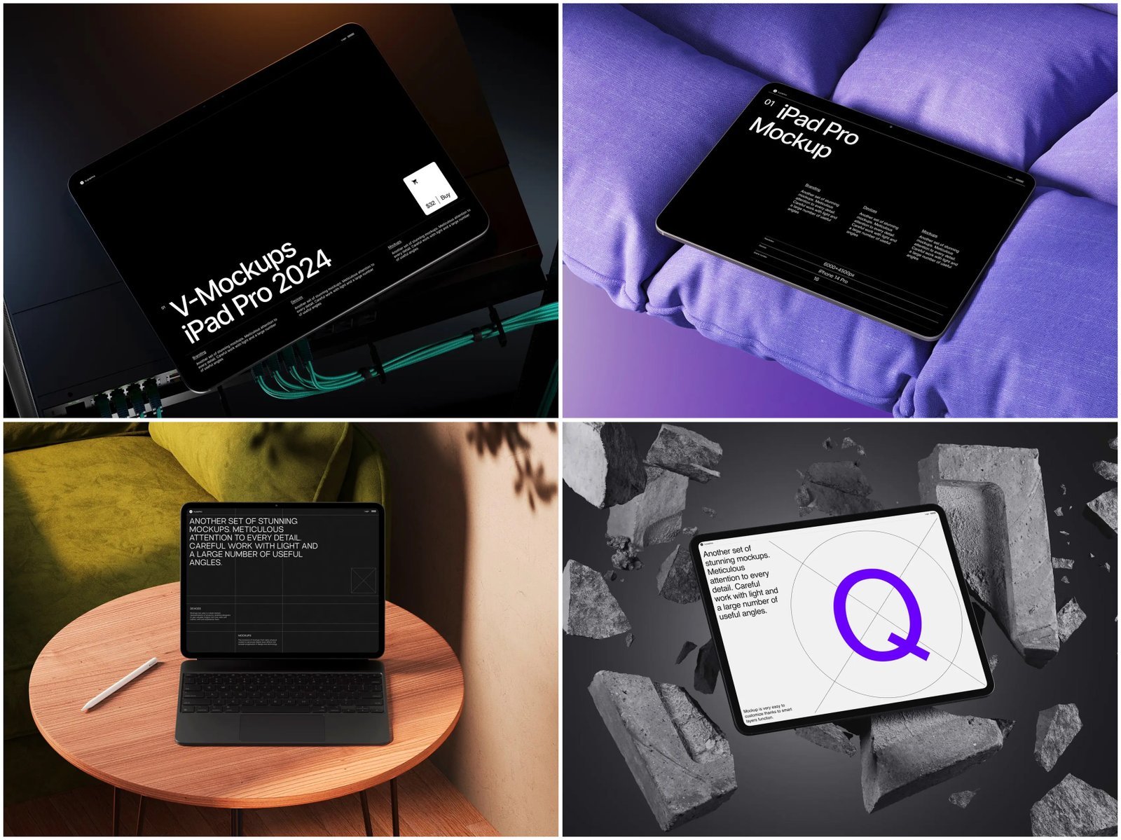 iPad mockups e-commerce